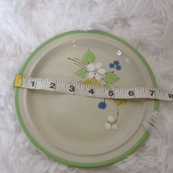 Andre Ponche Vintage Hand Painted Dessert Plate 7 inch April Song 204 - Picture 4 of 4